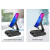 F25 Phone Stand with Wireless Bluetooth Speaker, Non-Slip Base, Foldable Adjustable Holder, Charger, HD Surround Sound view 3