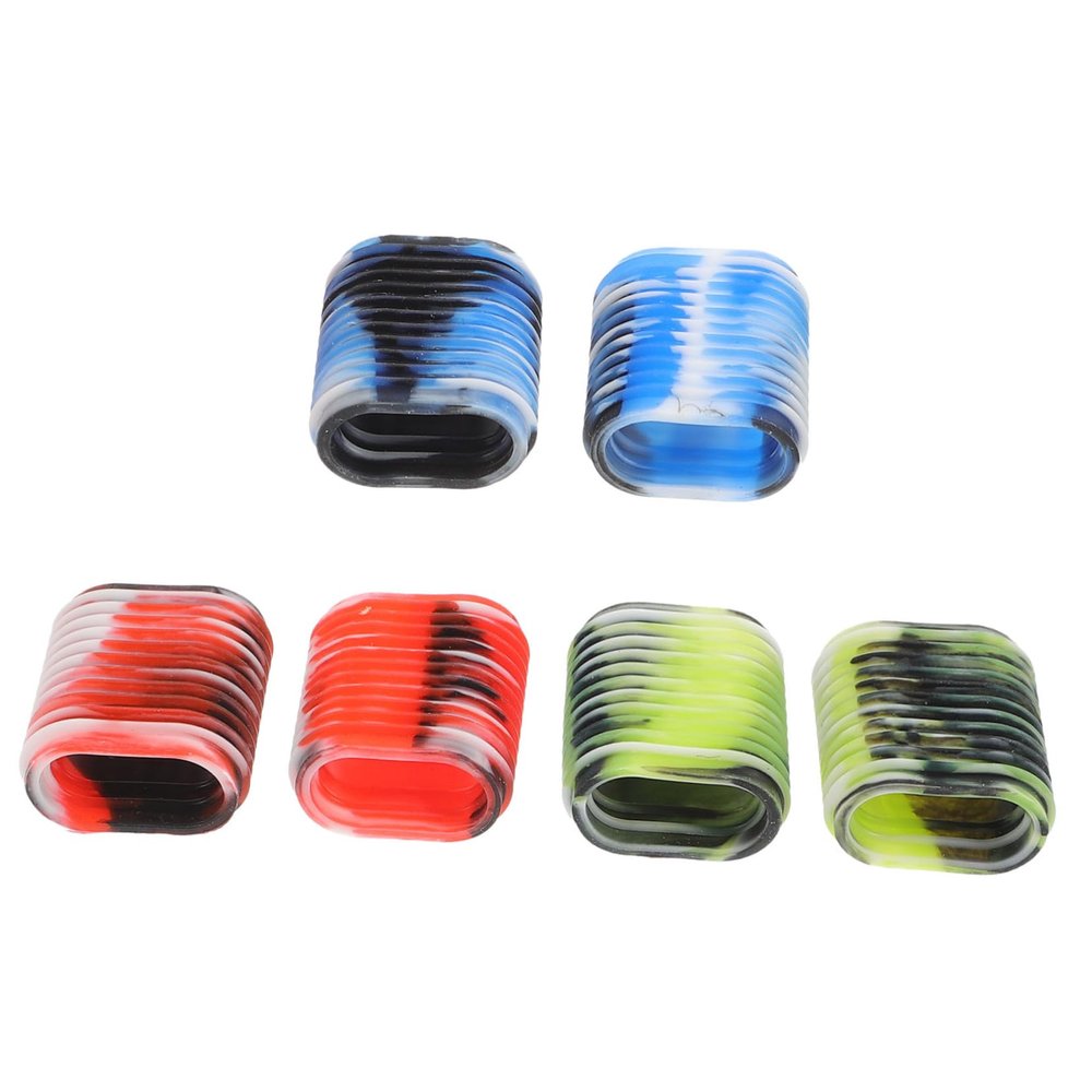 Kisangel 5 Sets Ergonomic Fishing Reel Handle Rubber Grips, Reel Knob Covers for Comfort, 6 Pieces × 5