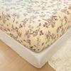 Highdi Soft Breathable Microfiber Fitted Sheet, Deep Pocket for 20–26 cm Mattresses, 200 x 220 cm, Brown Flowers view 4
