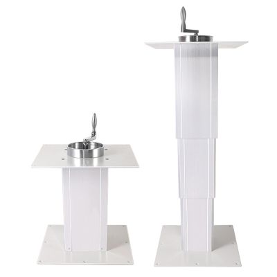 Electric Lift Table, Max. 80 kg, 310710 mm Lifting Platform, Automatic Height Adjustment with Handle, 1 pc. (Size: TTM310-C)