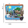 Grand Rapids Michigan USA 3D Wooden Landmark Fridge Magnet view 3