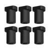6-Piece Aluminum Alloy Bench Dogs for 19/20 mm Workbench Holes, Black view 1