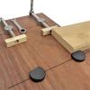 6-Piece Aluminum Alloy Bench Dogs for 19/20 mm Workbench Holes, Black view 4