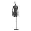 Female Full-Body Sewing Mannequin with Brushed Metal Base view 1