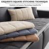SDNAM Velvet Sofa Cover, Non-Slip Sofa Protector, 1–4 Seater, 50 x 50 cm, Color 6@ view 3