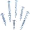 10-Piece M4 Metal Anchor Set, Concrete Screws, Drywall Hollow-Wall Plugs, Ceiling Expansion Screws and Anchor Bolts (4 x 4) view 3