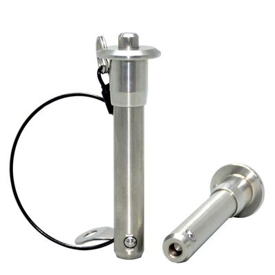 Free Shipping 1-Piece Quick-Release Ball Lock Pin, Button Handle, Stainless Steel, Dia. 5/6/8/12/16/20 (Size: MT171A-M12, Usable Length: 10 mm)