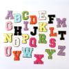 Locomo Personalized Chenille Letter Patch, 5.5 cm, Gold Trim, Iron-On or Sew-On, A–Z view 3