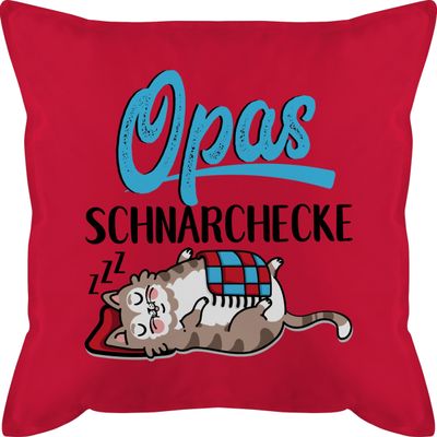 Shirtracer Grandpa's Snore Corner Cat Pillow, 50 x 50 cm
