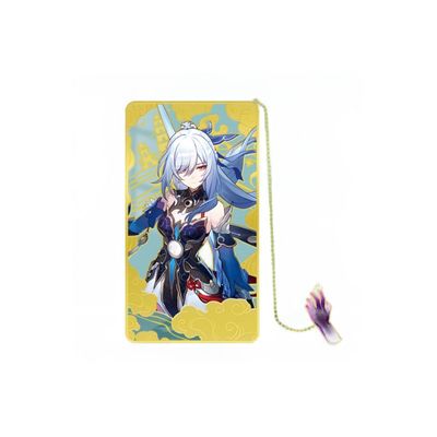 1 x Honkai: Star Rail Metal Character Bookmark with Chain, Style 14