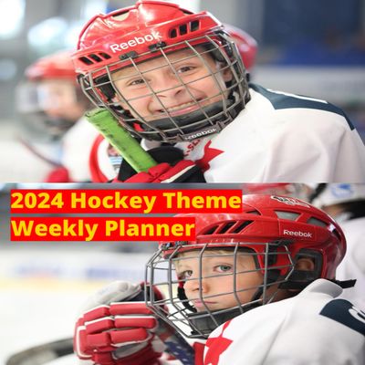 2024 Hockey-Themed Success Planner: Power Plays and Productivity, Weekly Goal Checklist, To-Do List, Positive and Healthy Mindset