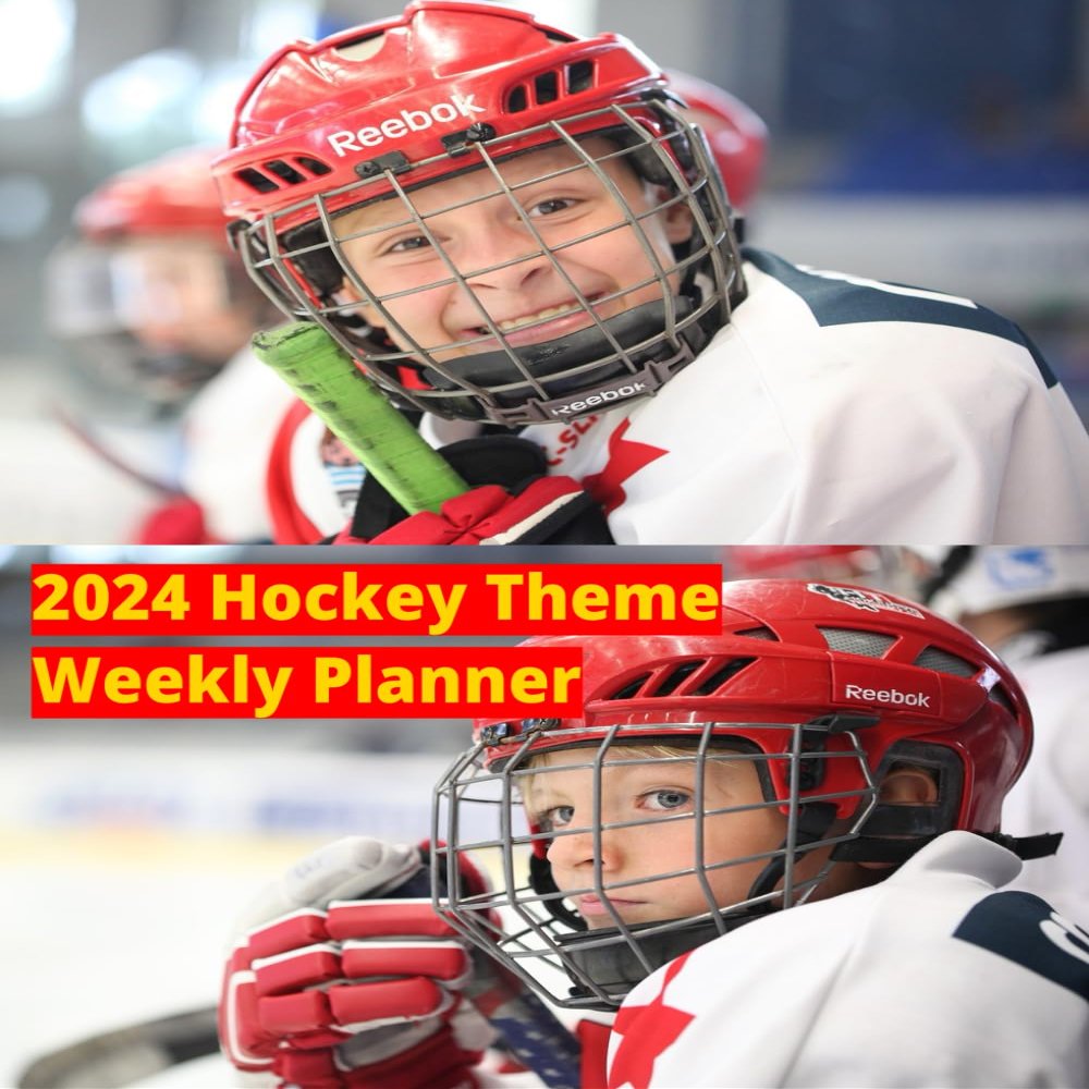 2024 Hockey-Themed Success Planner: Power Plays and Productivity, Weekly Goal Checklist, To-Do List, Positive and Healthy Mindset