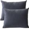 Decorative Velvet Pillow Covers with Zipper, 2-Pack view 1