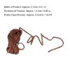 5 m Velvet Cord, Double-Sided Glittering Velvet, Brown view 2