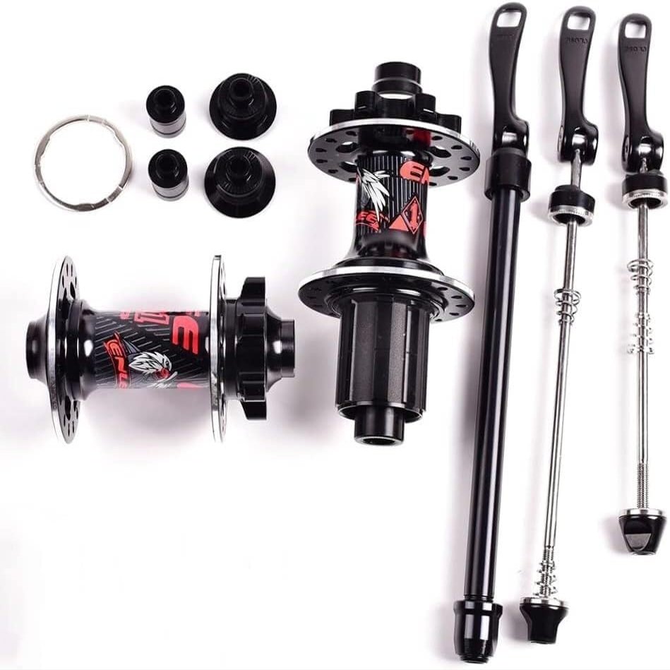 RUTAVM MTB Bicycle Hubs, 32-Hole, Sealed Bearings, Disc Brake, QR/Thru-Axle