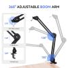 Microscope Accessory Kit, Flexible Digital Microscope Stand, Improved Suspension Boom Scissor Stand, Microscope Slides view 4