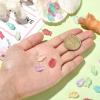 Stiesy 100-Piece Glass Fish Beads, Random Colors, Transparent Ocean Animal Spacers for Jewelry DIY view 4