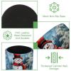 Stylish Snowman Pattern Pen Holder and Desk Organizer view 2