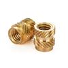 100-Piece M6/M8 Knurled Threaded Heat-Set Inserts, Copper Nuts for Plastic view 3