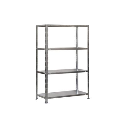 Simonrack Heavy-Duty Shelving Unit, 150x90x40 Metal Shelf, 4 Shelves, Galvanized - Advantage