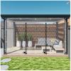 Clear Outdoor PVC Tarpaulin Curtains with Zippers, 2.8 x 2.5 m view 1