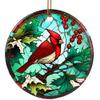 Jocidea Cardinal Ceramic Christmas Ornament, 7.1 cm view 1