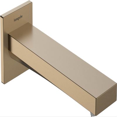 hansgrohe Tecturis E Tub Spout, 210 mm, Brushed Bronze