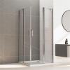 Corner-Entry Shower Enclosure 80 x 120 x 185 cm, 6 mm Nano Safety Glass view 1