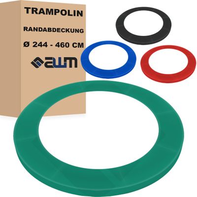 Trampoline Safety Pad 427 cm, Premium Extra-Wide 35 cm, Green