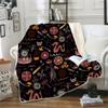 WIKINGER Sherpa Fleece Throw Blanket, 150 x 200 cm, Soft Microfiber, Warm 3D Cartoon Design view 1