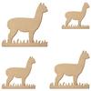 MDF Alpaca in Grass - 5–50 cm Decor & Crafts view 2