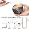 Dawn After Rain with Mist Leather Coasters with Holder, Set of 6, 10.2 cm view 2