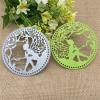 Round Flower Fairy Metal Dies for Cards, 8.56 x 8.56 cm view 1