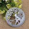 Round Flower Fairy Metal Dies for Cards, 8.56 x 8.56 cm view 2