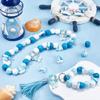 SUNNYCLUE 7-Style 100-Piece Nautical Wooden Bead Set, 16 mm view 4