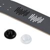 PEUTIER 100-Piece Non-Slip Snowboard Stomp Pads, Self-Adhesive Traction Studs, Clear and Black view 1