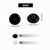 PEUTIER 100-Piece Non-Slip Snowboard Stomp Pads, Self-Adhesive Traction Studs, Clear and Black view 2