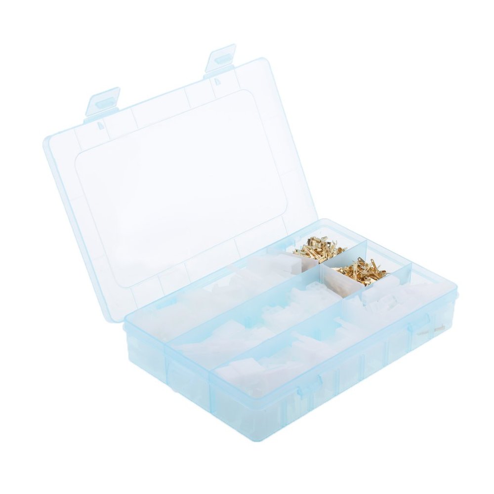 2.8 mm 2-, 3-, 4-, and 6-Pin Electrical Wire Connector Flat Terminal Kit