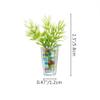 Odoria 1:12 Miniature Potted Plants Dollhouse Accessory, Multicolor view 4