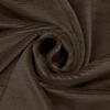 STOFFKONTOR Fine Corduroy Jersey Fabric by the Meter, Dark Brown view 2