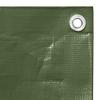 vidaXL Green HDPE Tarpaulin 6 x 10 m, 260 g/m² view 2