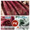XHDZSW Chenille Throw Blanket, Bohemian Jacquard Tassel Reversible Sofa Cover, Green/Red, 4-Seater view 3