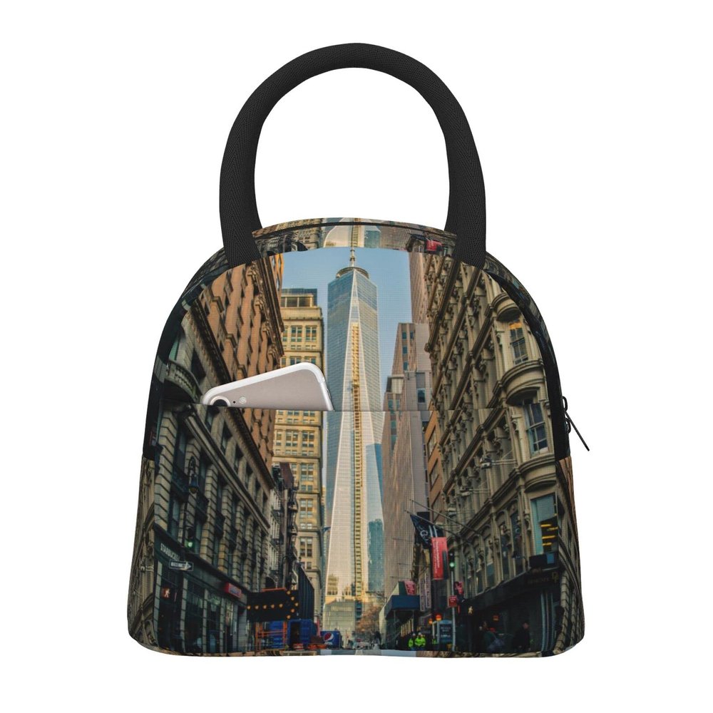 Large Insulated Streets of New York City Lunch Bag