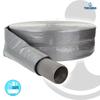 tecuro Fleece Pipe Insulation 80–90 x 4 mm, with Tear-Resistant PE Film, Sold by the Meter view 2