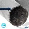 tecuro Fleece Pipe Insulation 80–90 x 4 mm, with Tear-Resistant PE Film, Sold by the Meter view 4