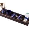 SciAza Brass Incense-Making Kit, Traditional Chinese 15-Piece Ceramic Incense Stick Set in Gift Box view 1