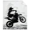 Motorcycle Dirt Bike Super Soft Fleece Throw Blanket, 80 x 60 in view 2