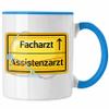 Trendation Specialist Physician Mug – Exam Passed, Finally a Specialist (Blue) view 1