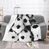 ESASAM Football-Printed Anti-Pilling Flannel Blanket, Super Soft, Comfortable and Warm view 2