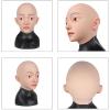 ZWSM Silicone Female Head Mask for Crossdressers, Cosplay & Halloween, Transgender, Wheat Color, No Makeup view 3